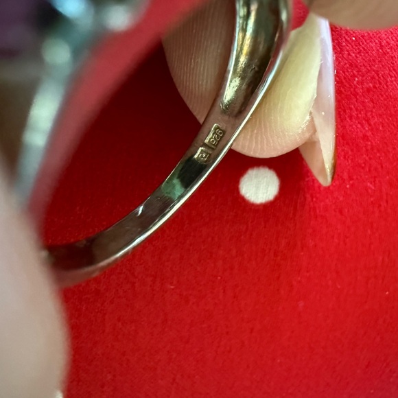 Sterling Silver semi-precious gemstone Bracelet and Ring Set - Picture 5 of 12